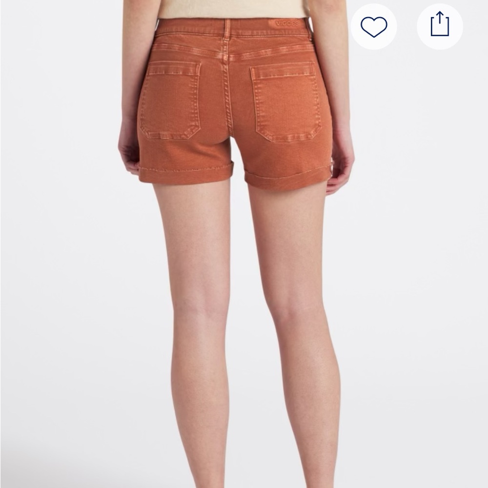 Women's Marley Rust Roll-Cuff Denim Shorts